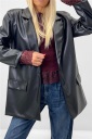blazer effetto pelle kalie